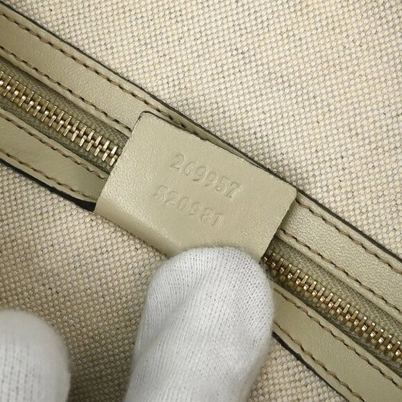 Gucci Beige Heart Bit GG 2way Tote Bag 269957 - Picture 9 of 11